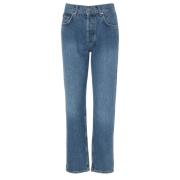 Anine Bing Marinblå Jeans A-06-10010 Blue, Dam