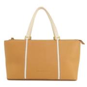 Burberry Vintage Pre-owned Laeder handvskor Beige, Dam