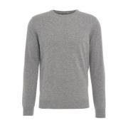 Kangra Grå Stickat Aw24 Handtvätt Gray, Herr