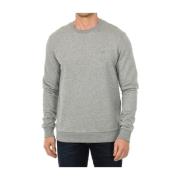 Armani Jeans Herr Svart Sweatshirt Rund Hals Lång Ärm Gray, Herr