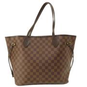 Louis Vuitton Vintage Pre-owned Tyg axelremsvskor Brown, Dam