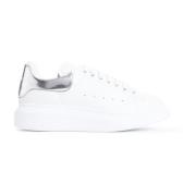 Alexander McQueen Vita Silver Sneakers White, Dam