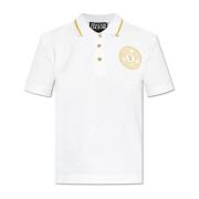 Versace Jeans Couture Polo med logotyp White, Dam