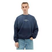 Stüssy Gradient Logo Print Sweatshirt Blue, Herr