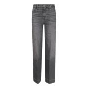 7 For All Mankind Modern Dojo Soho Grey Jeans Gray, Dam