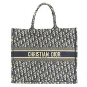 Dior Vintage Pre-owned Canvas totevskor Blue, Dam