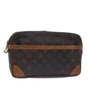 Louis Vuitton Vintage Pre-owned Canvas kuvertvskor Brown, Dam