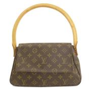 Louis Vuitton Vintage Pre-owned Canvas handvskor Brown, Dam