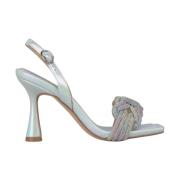 Alma EN Pena Rhinestone Knut Sandal Blue, Dam