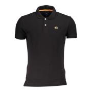 La Martina Elegant Slim Fit Polo med kontrasterande detaljer Black, He...