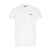 Balmain Vit Logotyp T-shirt och Polo White, Herr