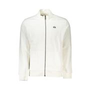 La Martina Elegant vitt fleece sweatshirt White, Herr