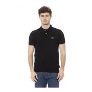 Baldinini Trend Polo Skjorta med Logo Black, Herr