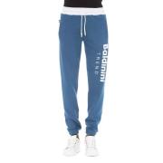 Baldinini Elegant Bomullsfleece Sportbyxor Blue, Herr