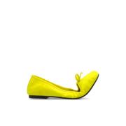 Balenciaga Leopold Ballerinaskor Yellow, Dam