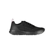 Carrera Dynamiska svarta sneakers med ekoskinn Black, Herr