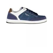 Carrera Blå Polyester Sneaker med Snörning och Logotyp Blue, Herr