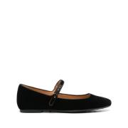 Tod's Svarta bältesballerinor Black, Dam