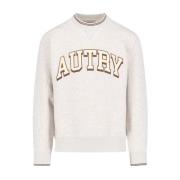 Autry College-inspirerad sweatshirt med ribbkant Gray, Herr