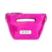 The Attico Fuchsia Toteväska Italien Satin Finish Pink, Dam