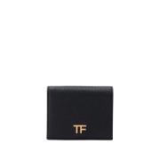 Tom Ford Svart Läder Plånbok Tara Black, Dam