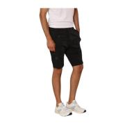 Mason's Begränsad upplaga Cargo Bermuda Shorts Black, Herr