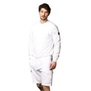 Mason's Lyxig Bomull Hoodie Begränsad Upplaga White, Herr