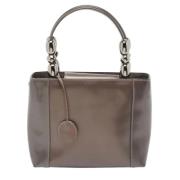 Dior Vintage Pre-owned Laeder totevskor Gray, Dam