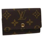 Louis Vuitton Vintage Pre-owned Canvas nyckelhllare Brown, Dam