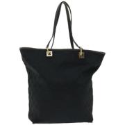 Gucci Vintage Pre-owned Canvas totevskor Black, Dam