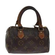 Louis Vuitton Vintage Pre-owned Canvas louis-vuitton-vskor Brown, Dam