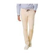 Mason's Slim Fit Bomull Tencel Jogger Byxor Pink, Herr