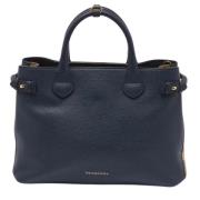 Burberry Vintage Pre-owned Laeder totevskor Blue, Dam