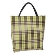 Burberry Vintage Pre-owned Nylon totevskor Yellow, Dam