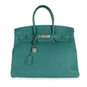 Hermès Vintage Pre-owned Laeder handvskor Green, Dam