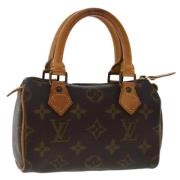 Louis Vuitton Vintage Pre-owned Canvas louis-vuitton-vskor Brown, Dam