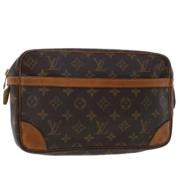 Louis Vuitton Vintage Pre-owned Canvas kuvertvskor Brown, Dam