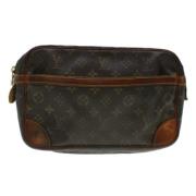 Louis Vuitton Vintage Pre-owned Canvas kuvertvskor Brown, Dam