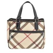 Burberry Vintage Pre-owned Laeder totevskor Beige, Dam