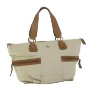 Burberry Vintage Pre-owned Canvas totevskor White, Dam