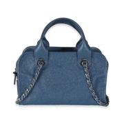 Chanel Vintage Pre-owned Laeder chanel-vskor Blue, Dam