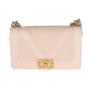 Chanel Vintage Pre-owned Laeder crossbodyvskor Pink, Dam