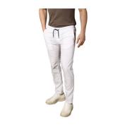 Mason's Herr Chino Joggerbyxor i Vit White, Herr