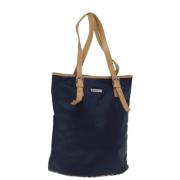 Burberry Vintage Pre-owned Nylon totevskor Blue, Dam