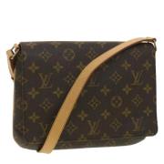 Louis Vuitton Vintage Pre-owned Canvas louis-vuitton-vskor Brown, Dam