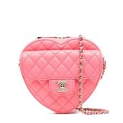 Chanel Vintage Pre-owned Laeder chanel-vskor Pink, Dam