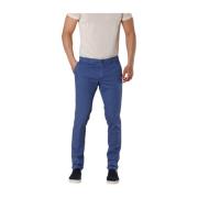 Mason's Extra Slim Chino Byxor i Stretch Gabardine Blue, Herr