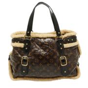 Louis Vuitton Vintage Pre-owned Laeder totevskor Brown, Dam