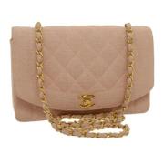 Chanel Vintage Pre-owned Canvas chanel-vskor Pink, Dam