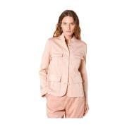 Mason's Rosa Field Jacket med Feminin Touch Pink, Dam